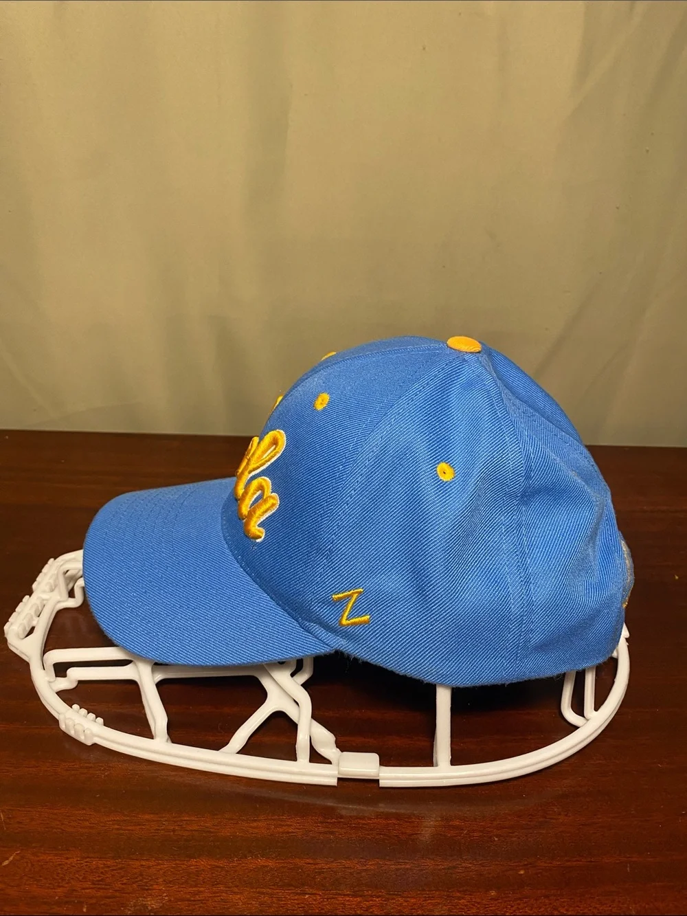 UCLA Script Embroidery Logo Cap Zephyr Hat Blue Adjustable Collegiate O/S